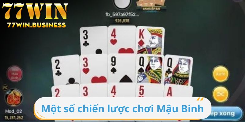 Một số chiến lược chơi Mậu Binh